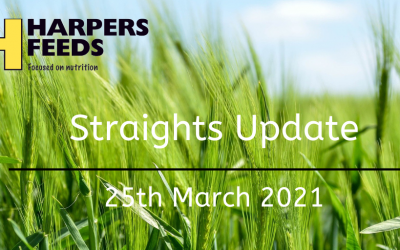 Straights Update 25th March 2021